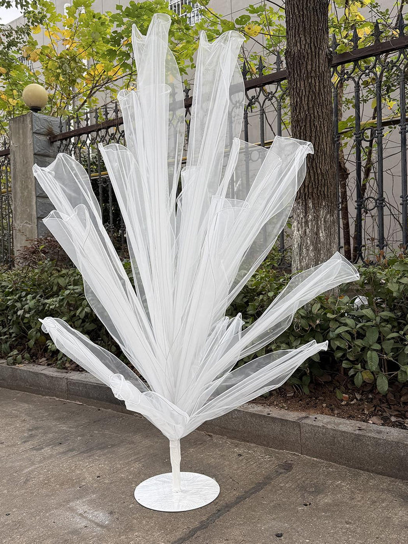 Giant Sheer Organza Artificial Handmade Silk Flowers :Wedding Centerpiece & Event Decor silk flower