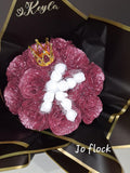 bouquet of 12 or 20 eternal roses personalized letter, birthday, Valentine's Day ANNIVERSARY