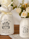 Personalized First Home Gift, Flower Vase for New Home, Housewarming Gift For Couple, My First Home Keepsake Vase, Moving In Gift for Friend house warming flower
