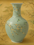 3D Plum Blossoms & Flying Birds Puzzle Vase, Gourd Shape Vase, DIY House Warming Decor for Flowers Display, 3D Assembly Art, Fun Craft Gifts house warming flower