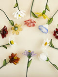 Hand Blown Glass Birth Flower, Glass Birth Flower Bouquet, Gift for Mom, Floral Keepsake, Stained Glass Flower FLOWER DELIVERY