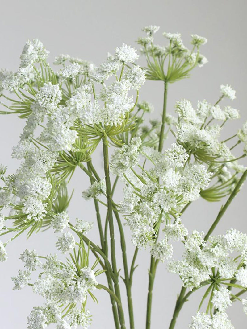 Faux Queen Anne's Lace flower_artificial plant_DIY craft supply_Flower Arrangements_Vase Filler_Home/Wedding Decor_artificial white flower faux plants