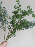 31" Natural Touch Faux Winter Pine Needle Branch-Green, DIY Christmas Wreath/Home Party decoration/Holiday Gifts for Her faux plants