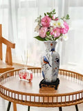 3D Blue Hummingbirds Puzzle Vase with StandÐ Unique DIY Home Decor Gift for Flowers Display, House Warming Gift, 3D Assembly Art, Craft Gift house warming flower