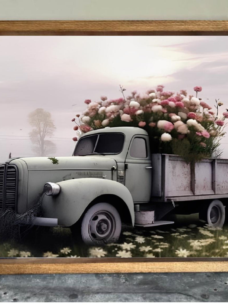 Misty Morning Flower Delivery Farmhouse Sign FLOWER DELIVERY