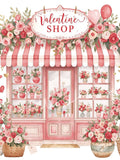 15 Valentine Flower shop: Roses Store Romantic Flowers Ephemera, Card Making (JPG Digital Download) Love Romance Flower
