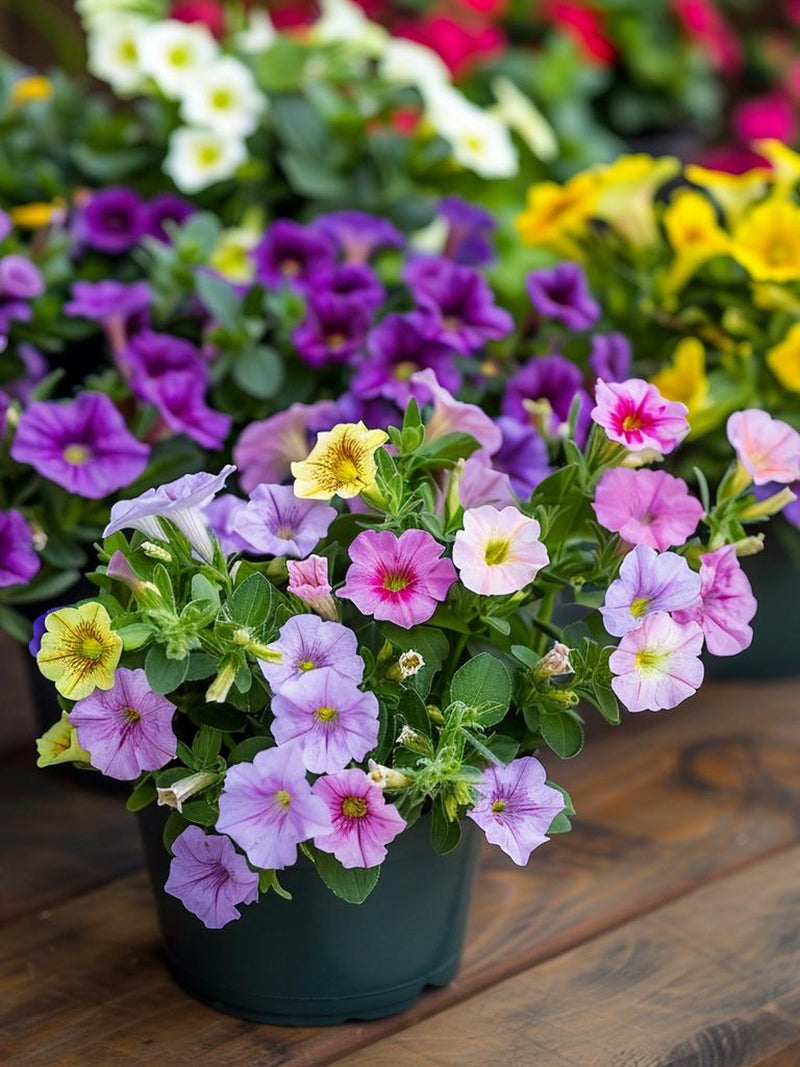 Calibrachoa Mix Seeds Colorful Mini Petunia Flowers for Hanging Baskets and Garden Containers FLOWER DELIVERY