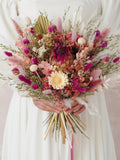 Burgundy Bouquet,Burgundy Wedding,Romantic Wedding Bouquet,Bridal Bouquet,Dried Flower Bouquet,Boho Bridal Bouquet,Pampas Grass Bouquet Bouquet