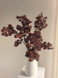 Long Stems Berries, Red Berry Stems, Fake Berry, Faux Winter berry for House Warming, Decorations Crafts, Wedding Holiday Season Decors house warming flower