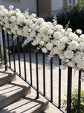 White Wedding Staircase Floral,Wedding Flower Arrangement,Table Ceremony Decor wedding flower