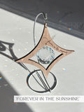Memorial Sympathy Gift Crystal Suncatcher, 'Forever in the Sunshine' Rainbow, Loss of Loved One Bereavement sympathy flower