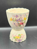 HTF Double Egg Cup Spode "Fairy Dell" 3.25" x 2.75 x 2.25" flower spore