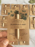 Plantable Seed Pencil Favors with Personalized Cards: Eco-Friendly Gifts seeds bulk