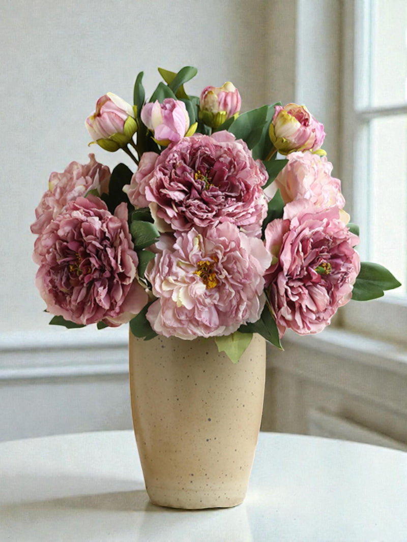 Lush Large Silk Peony - Realistic European Faux Flower Stem for Wedding Bouquets, Romantic Home DŽcor & DIY Floral Centerpieces FLOWER DELIVERY