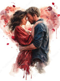 Couple Portrait JPG, 28 Valentine Romantic Love and Roses Graphics Bundle Love Romance Flower