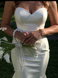Beaded pearl wedding bridal bouquet flowers made with calla lilies for brides or bridesmaids Faux flowers Bouquet