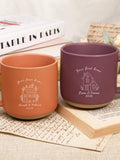 Personalized housewarming gift, new home carving mug, new homeowner gift, housewarming gift for newlyweds house warming flower