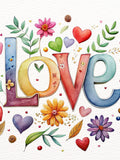 11 LOVE Clipart PNG for Valentine's Day, Romantic Printable Clipart,Love clipart, Valentine's Day, romantic clipart, PNG love, Valentine's Love Romance Flower