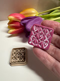 Hearts & Kisses Clay Cutter | Polymer Clay Earring Cutter | Valentines | Romance | Flowers | Love | Game | DIY Jewellery Making | CTR402 Love Romance Flower