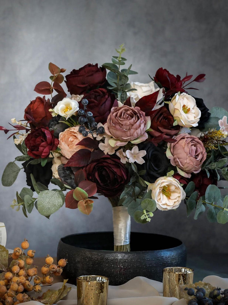 Moddy Wedding, Slik Flowers, Wedding Bouquet, Bouquet