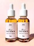 Rose Facial Serum Organic Lightweight Face Oil Botanical Infused Floral Oil Sensitive Skin Soothing Skincare Fragrance Free Selfcare For Her flower spore