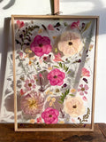 Wedding Bouquet Preservation UK DEPOSITÐ Pressed Bridal FlowersÐ Personalised Wedding gift Ð Floral Preservation- Custom Flower Frame London ANNIVERSARY