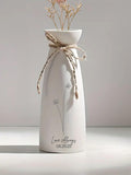 Personalized Flower Vase Engraved Wedding Vase Ceramic Home Decor Bridal Shower Vase Bridal to Be Centrepiece Farmhouse Flower Vase for Mom wedding flower