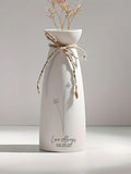 Personalized Flower Vase Engraved Wedding Vase Ceramic Home Decor Bridal Shower Vase Bridal to Be Centrepiece Farmhouse Flower Vase for Mom ANNIVERSARY