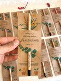 Personalized Seed Pencil with Custom Name | Plantable Wedding Favor | Eco Friendly Party Gift wedding flower