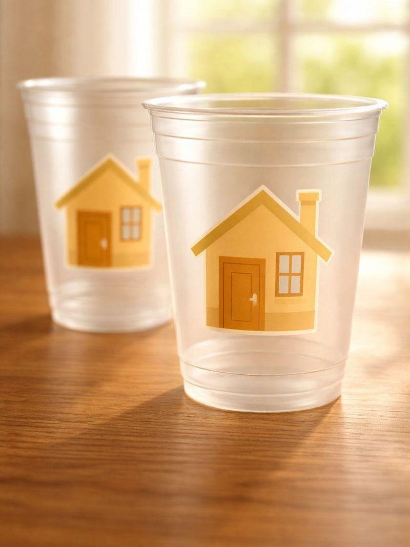 HOUSEWARMING PARTY CUPS - Housewarming Decorations Housewarming Gifts Housewarming Party Favors House Warming Gifts New Home Gift First Home house warming flower