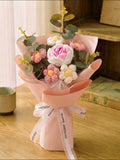 Crochet Rose Flower Bouquet Ð Everlasting Floral Display, Decorative Gift for Birthday, Home & Shelf Decor FLOWER DELIVERY