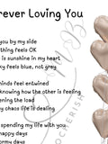 Forever Loving You Poem Print - Romantic Anniversary Gift (Digital Download, 2 Designs Included) Love Romance Flower