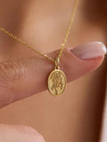 Tiny Birth Flower Necklace - Custom Sterling Silver Floral Jewelry birthday flower