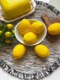Faux Lemon Decor Artificial Lemons for Vase Filler Farmhouse Kitchen Bowl Fruit Centerpiece Photo Prop Wedding Table Decor faux plants