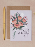 Bouquet Birthday Card | Flowers Birthday Card | Floral Birthday Card | Birthday Card For Friend | Birthday Card for Mum birthday flower
