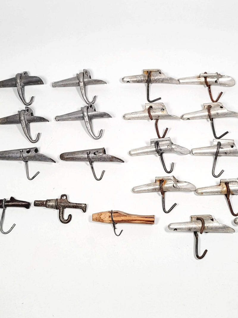 27 Primitive Maple Syrup Sap Spiles Spikes Spouts Tree Taps Cast Iron. Aluminum, Wood flower spore