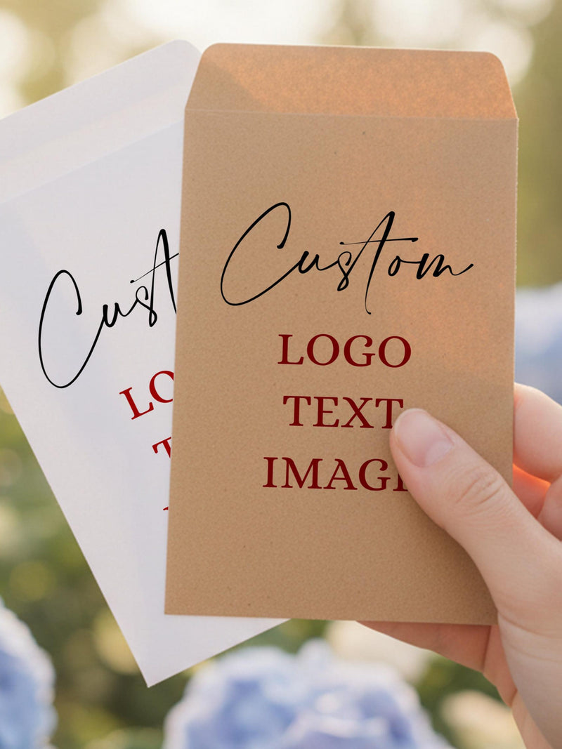 Bulk Seed Packets with Your Logo/Design/Text, Brand Marketing, Wedding Welcome Guest Favor, Wildflower Seeds, Bridal Shower/Baby Shower Gift seeds bulk