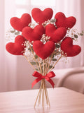 Crochet Valentine Bouquet Pattern PDF | Heart Flower Amigurumi Tutorial | Romantic Handmade Gift | Beginner Friendly Love Romance Flower