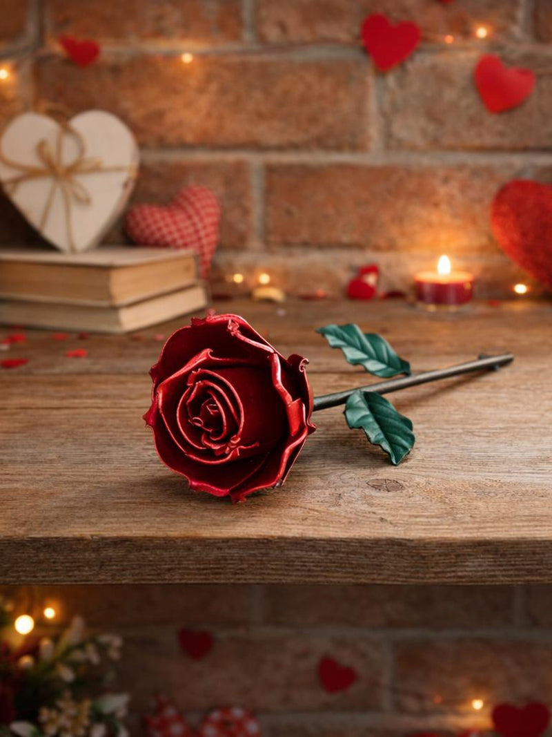 Eternal Wrought Iron Rose - Gift for Valentine's Day, Mother's Day, 6th Year Wedding Anniversary (2color collection) ANNIVERSARY