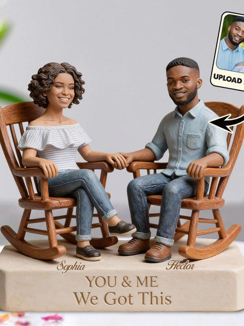 Custom From Any Photo - You And Me We Got This - Personalized Couple Custom Shaped Acrylic Plaque Anniversary Wedding Plaque ANNIVERSARY