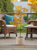 Faux Fiddle Leaf Fig Plant | Realistic Indoor Outdoor Greenery faux plants