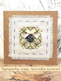Pagan Sympathy Forget Me Not Bereavement Card sympathy flower