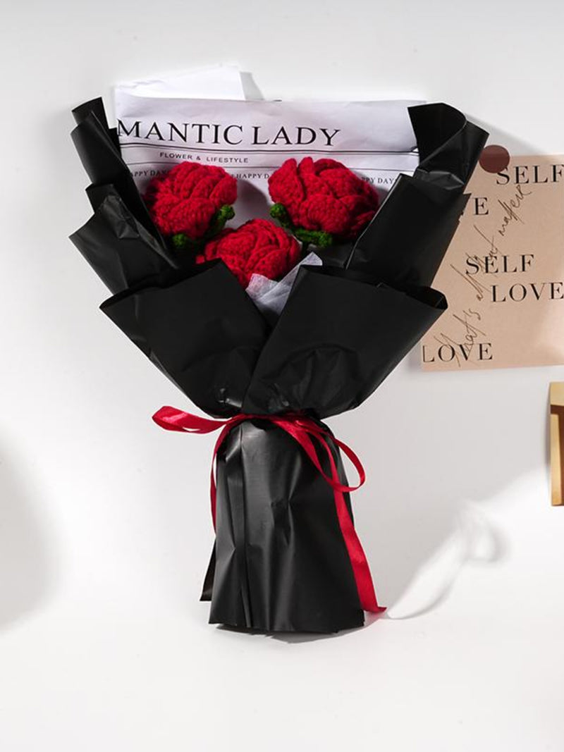 Handmade Crochet Rose Bouquet | Eternal Love, Romantic Gift, Anniversary ANNIVERSARY