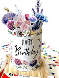 Duplo flower bouquet with 5 bands for the box, birthday gift, party favor, printable template. birthday flower