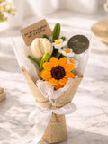 Handmade Small Flower Bouquet - Sunflowers, Lilies, Roses, Tulips | Valentines, Mother's Day, Anniversary Bouquet