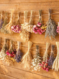Mini Dried Flower Bunches, Build Your Own Bouquet, Petite Natural Dried Flowers Bouquet
