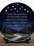 Perhaps They Are Not Stars Platter Plate-Sympathy Gift-Keepsake Remembrance-Bereavement Gift-Loss of a Loved One sympathy flower