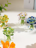 Hand Blown Glass Flower - 4cm Tiny Treasure, Eternal Mini Bouquet, Personalized Gift for Mom or Friend FLOWER DELIVERY
