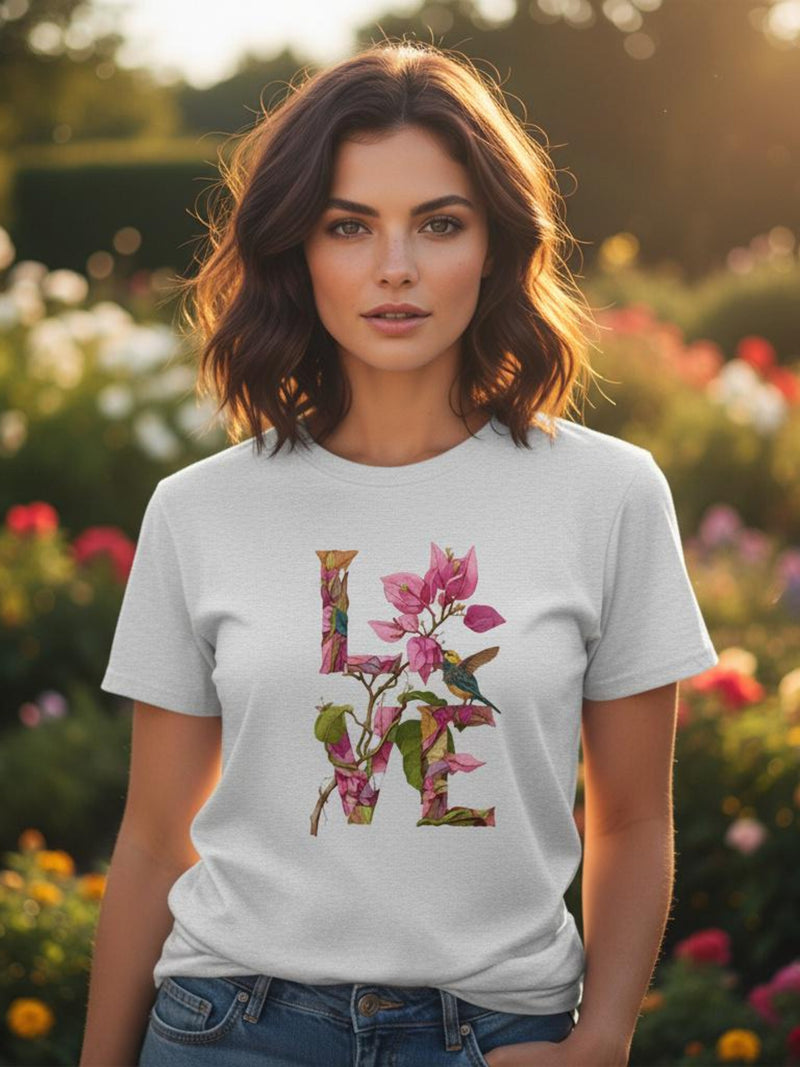 Love Vines & Flowers T-Shirt Love Romance Flower
