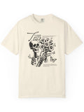 Skeleton True Love Comfort Colors Unisex Cotton Graphic T-Shirt Love Romance Flower